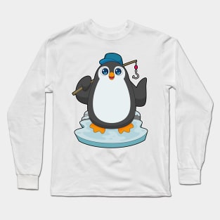 Penguin Fisher Fishing rod Fishing Long Sleeve T-Shirt